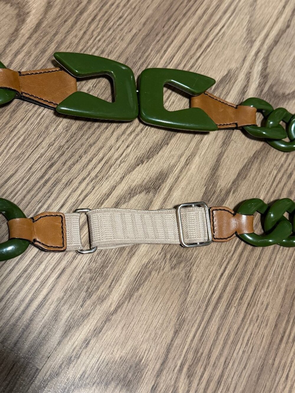 Vintage Prada Belt Green Size 85/34 - Picture 6 of 11